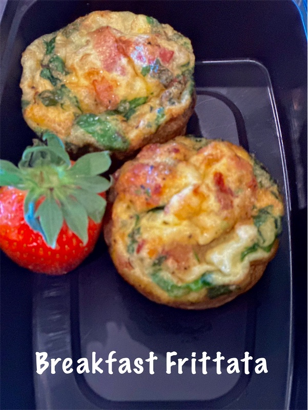 Breakfast Frittata, another view from Nourish Your Adventure