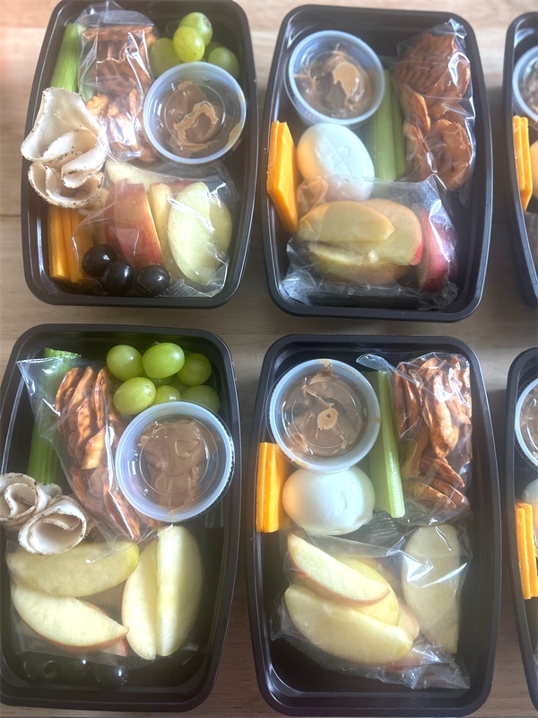 Protein Snackle Box, another view from Nourish Your Adventure