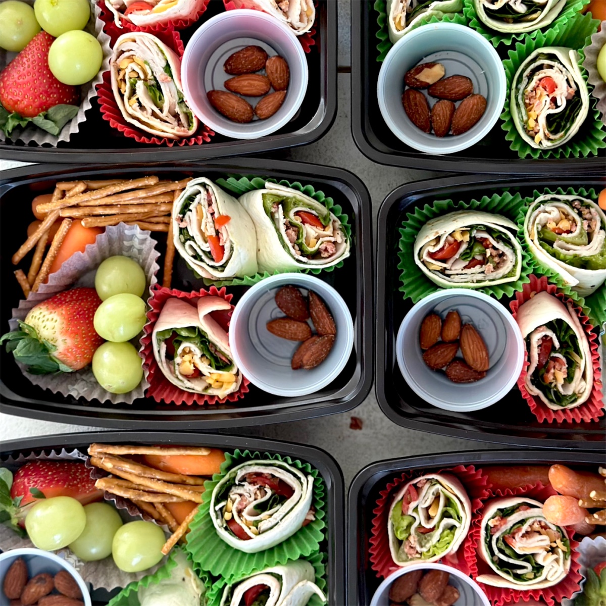 Turkey Pinwheel Snackle Box from Nourish Your Adventure
